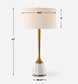 Avola - White Marble Table Lamp