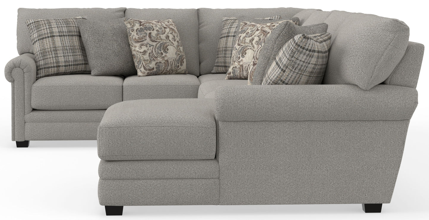 Livingston - Sectional With Comfort Coil Seating And Accent Pillows