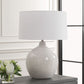 Dribble - White Glaze Table Lamp