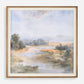 River Afternoon - Landscape Print - Light Brown