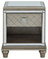 Chevanna - Platinum - Rectangular End Table