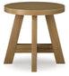 Brinstead - Light Brown - Oval End Table