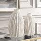 Ivory Ridge - Vases (Set of 2) - White