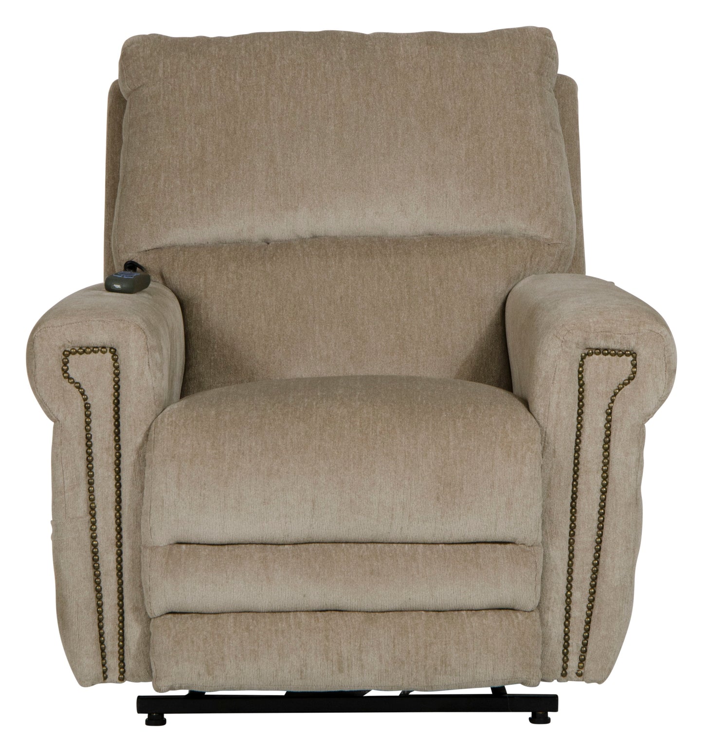 Warner - Power Headrest With Lumbar Power Lay Flat Recliner