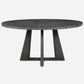 Pulsar - Round Gray Walnut Dining Table