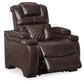 Warnerton - Brown Dark - PWR Recliner/Adj Headrest