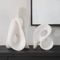 Silent Wave - Sculptures (Set of 2) - White