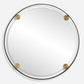 Radius - Round Bronze Iron Mirror