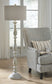 Bernadate - Whitewash - Poly Floor Lamp