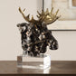 Moose Bust - Bronze Sculpture - Bronze