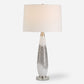 Quinn - Table Lamp - White & Silver