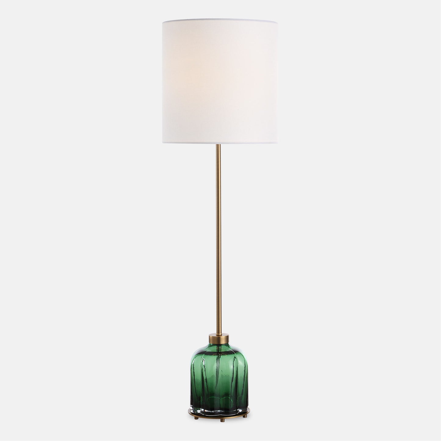 Lois - Glass Buffet Lamp - Green