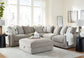 Aslan Court - Sectional With Ottoman Set