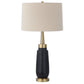 Spyglass - Wood Grain Table Lamp - Black