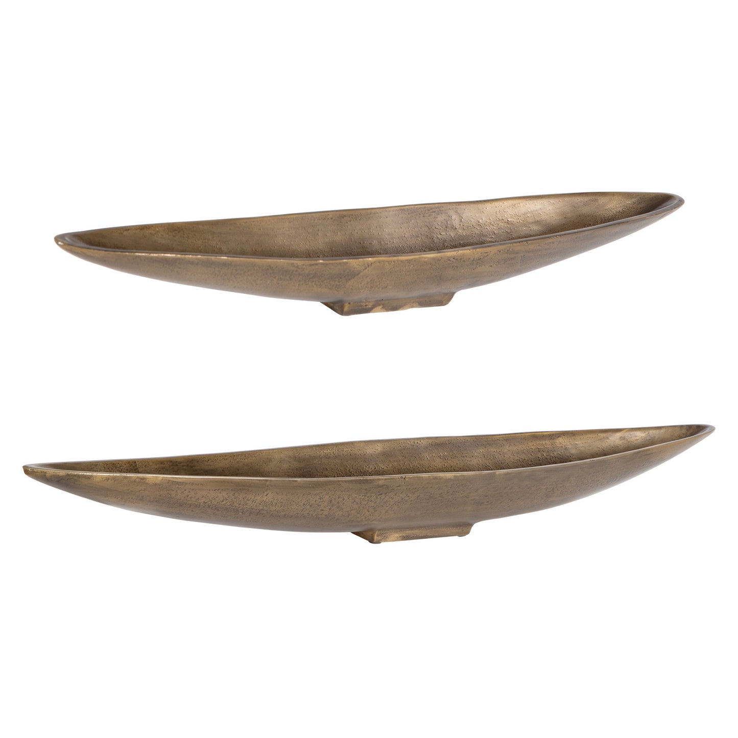 River - Run Bowls (Set of 2) - Antique Brass