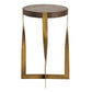 Drew - Brass Accent Table - Bronze