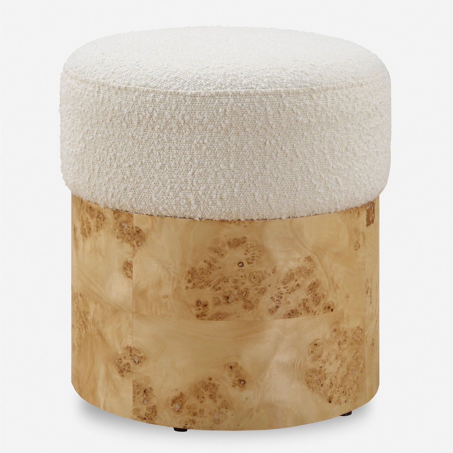 Swirls - Ottoman - Poplar Ivory