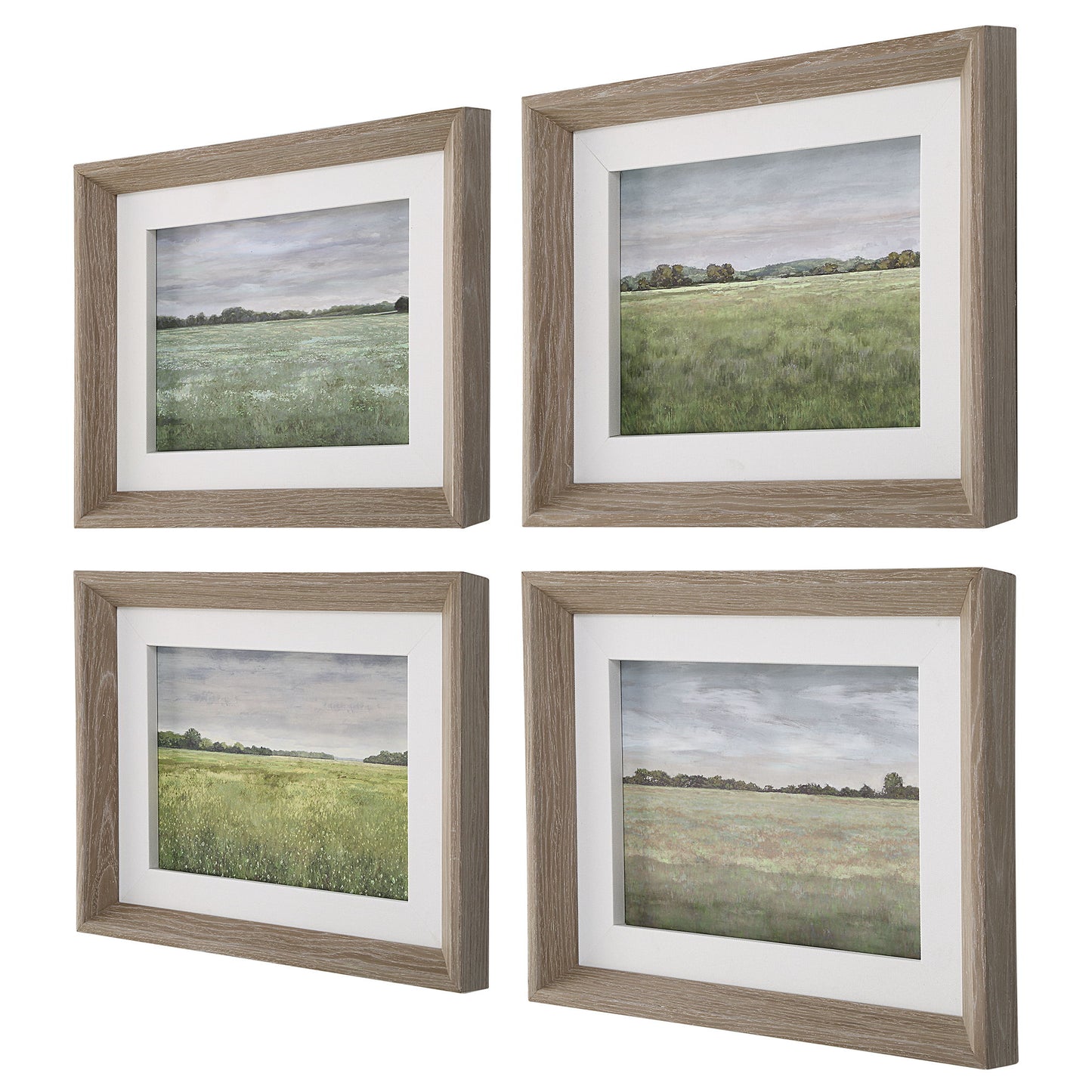 Quiet Meadows - Framed Prints (Set of 4)