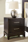 Neymorton - Dark Grayish Brown - Two Drawer Night Stand