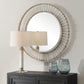 Denali - Textured Glass Round Mirror