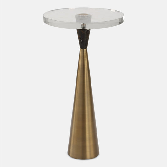 Holton - Accent Table - Tapered Brass