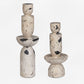 Nouveau - Tower Sculptures (Set of 2) - White