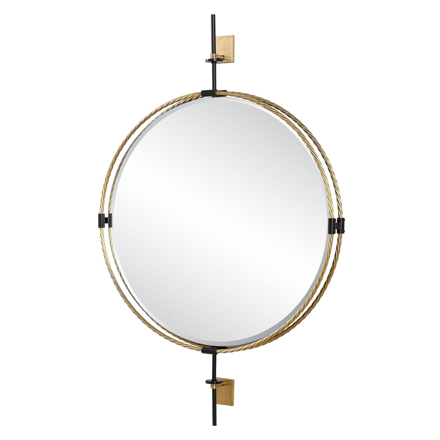 Guardrail - Round Mirror - Gold