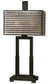 Becton - Modern Metal Table Lamp - Dark Brown