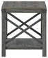 Freedan - Grayish Brown - Square End Table