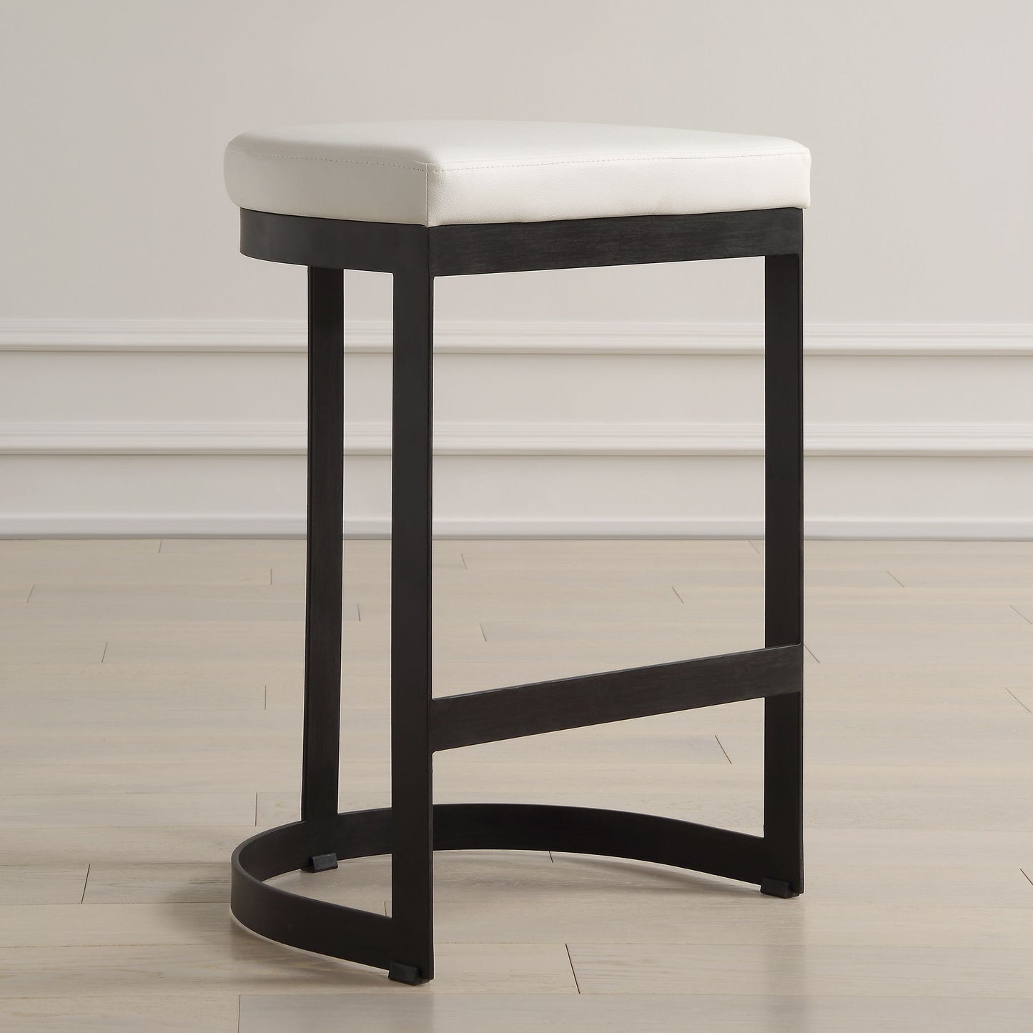 Ivanna - White Counter Stool