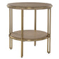 Elise - Round Brass Side Table