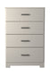 Stelsie - White - Four Drawer Chest