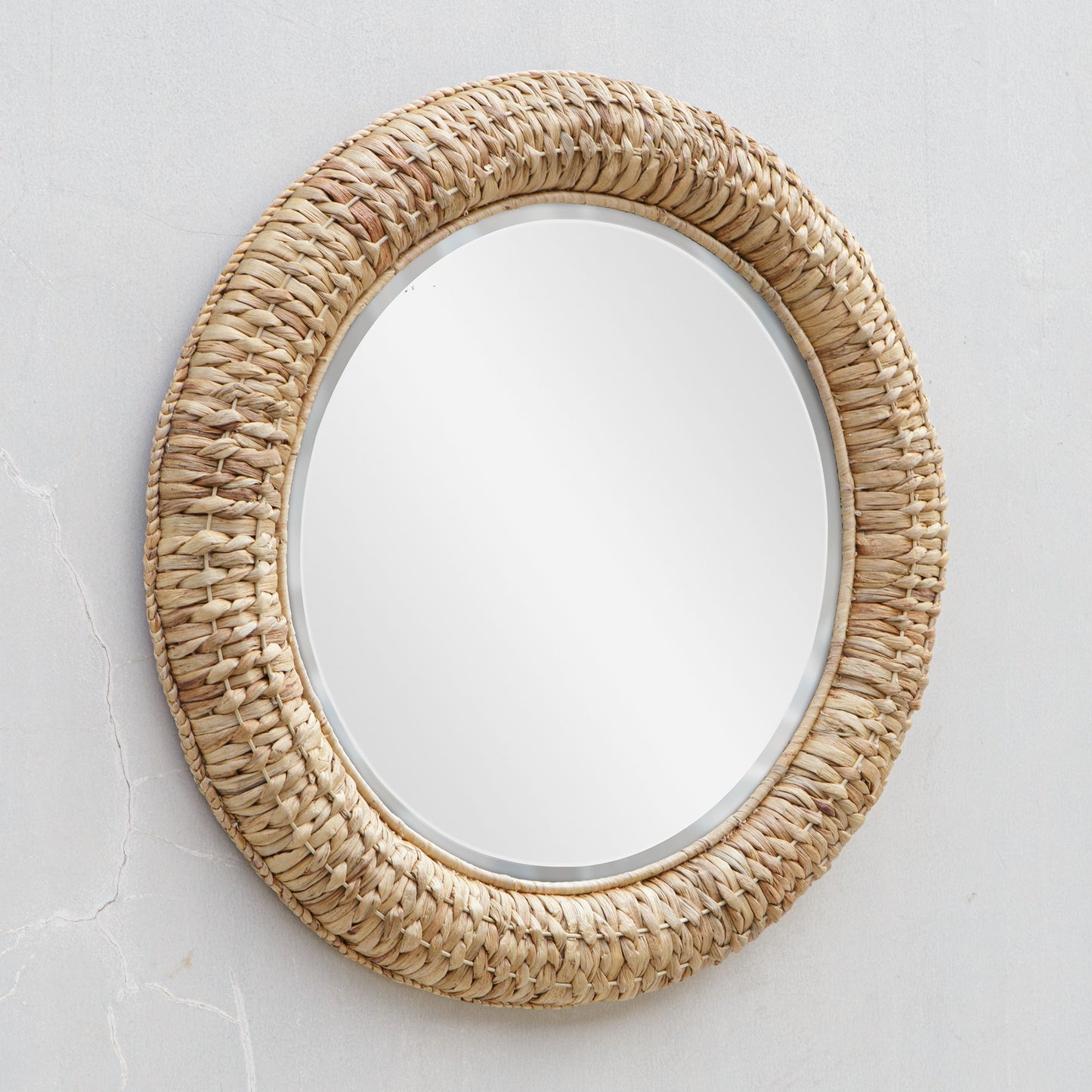 Twisted Seagrass - Round Mirror