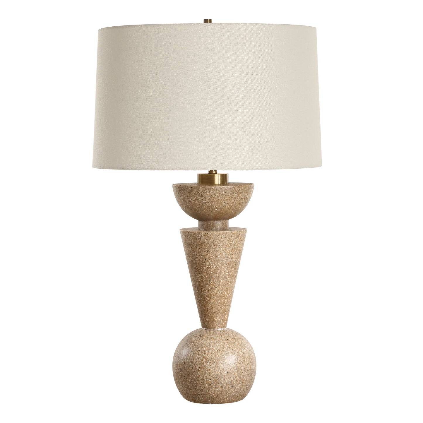 Cullum - Geometric Table Lamp - Light Brown