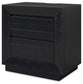 Londer - Black - Two Drawer Night Stand