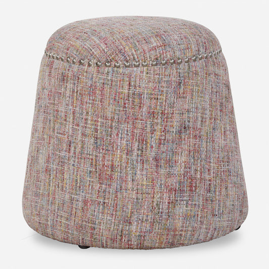 Gumdrop - Confetti Chenille Ottoman