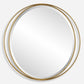 Rhodes - Gold Round Mirror