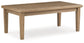 Carter Hall - Beige - Rectangular Cocktail Table