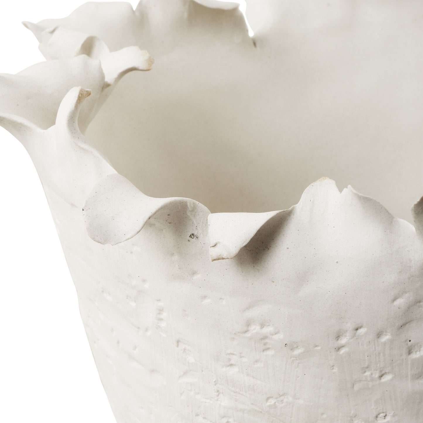 Blossom - Tall Off-White Bowl