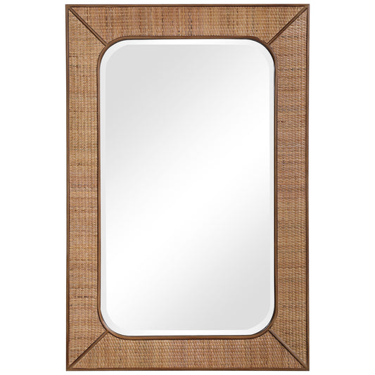 Tahiti - Rattan Mirror - Light Brown