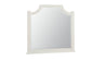 Maple Road - Scalloped Mirror With Beveled Glass - Soft White