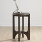 Cascade - Chair Side Table - Dark Brown