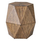 Volker - Honey Geometric Accent Table