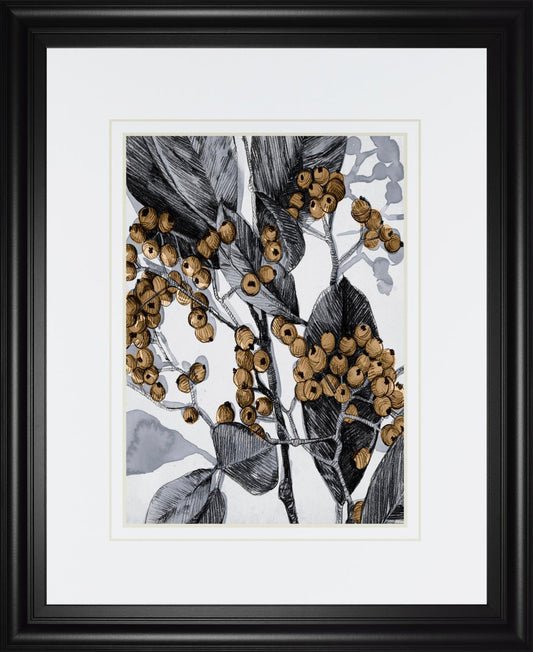 34x40 Holly Shadow II By Emma Caroline - Dark Gray