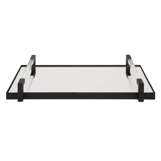 Deki - Mirrored Tray - Black