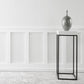 Gambia - Marble Plant Stand - White & Black