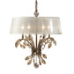 Alenya - 4 Light Metal Chandelier - Gold