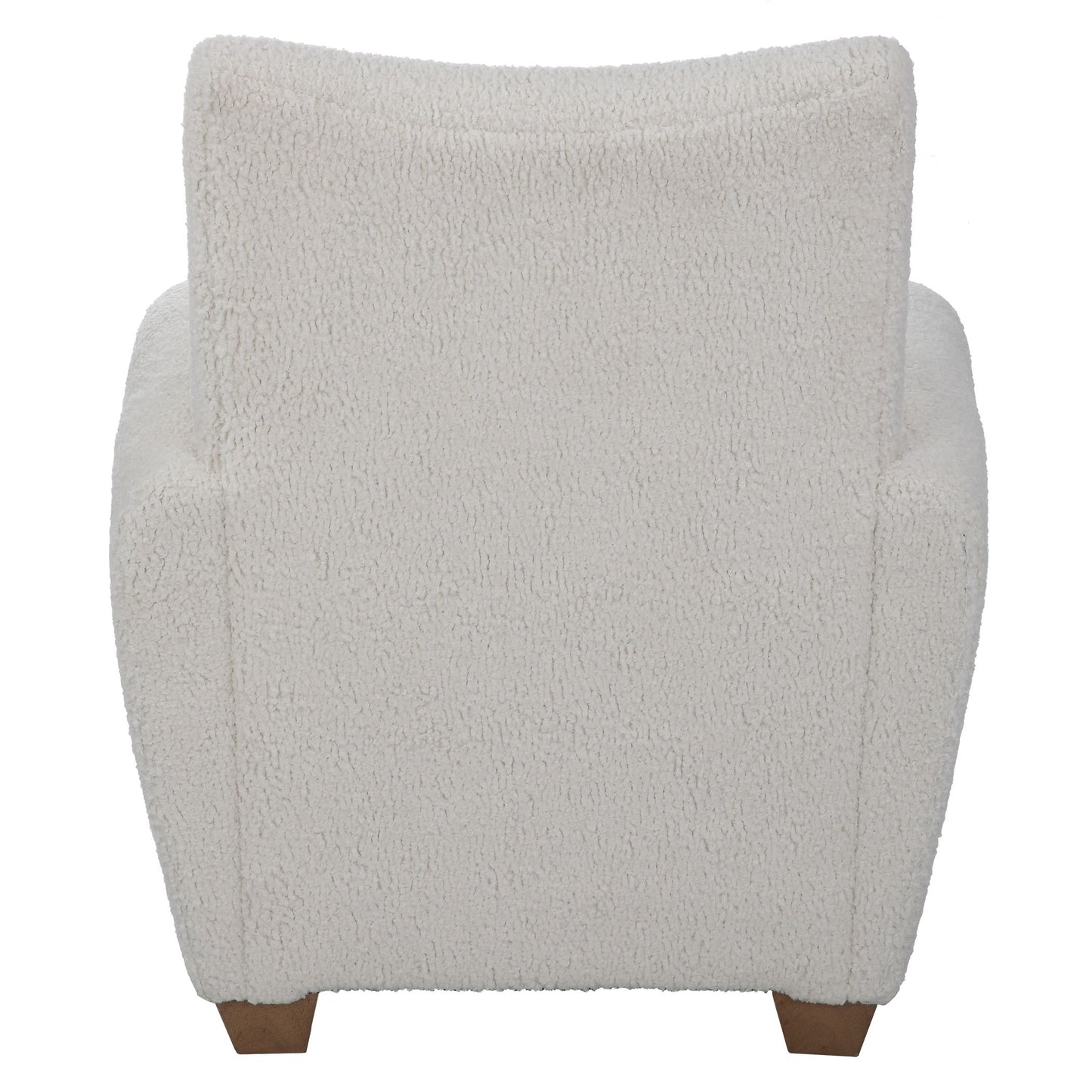 Teddy - Shearling Accent Chair - White