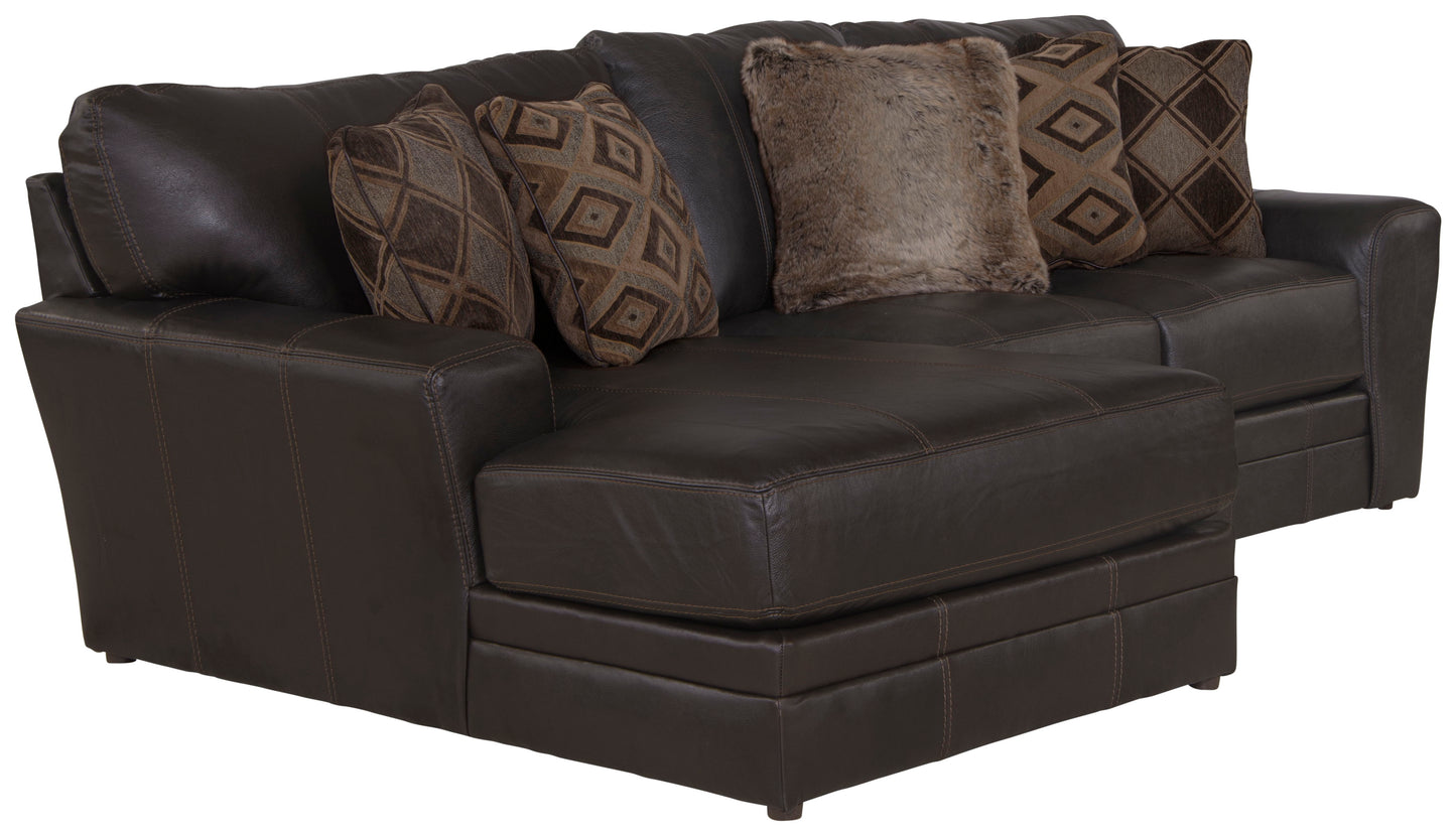 Denali - Italian Leather Match Sectional