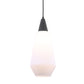 Eichler - 1 Light Mini Pendant - White & Black